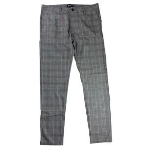 Wetta Plaid Pants for Men - Skinny Chinos Pants Men Size 34